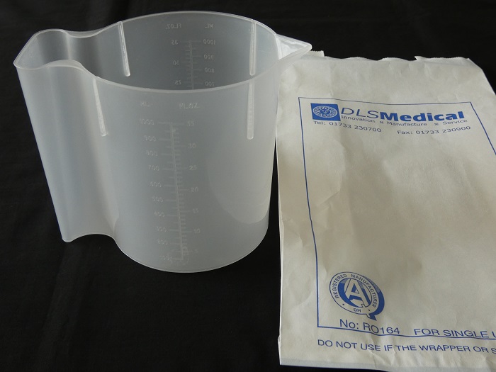 JUG 1 LITRE DOUBLE-BAGGED STERILE