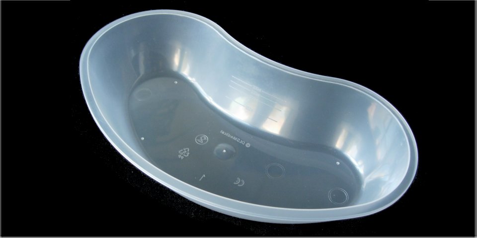 !HWStRe  !SSHw  Kidney Dish Receiver Single Use Hollowware Polyware