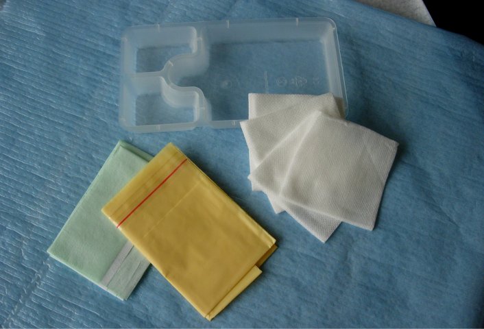 DRESSING PACK STERILE (without gloves)